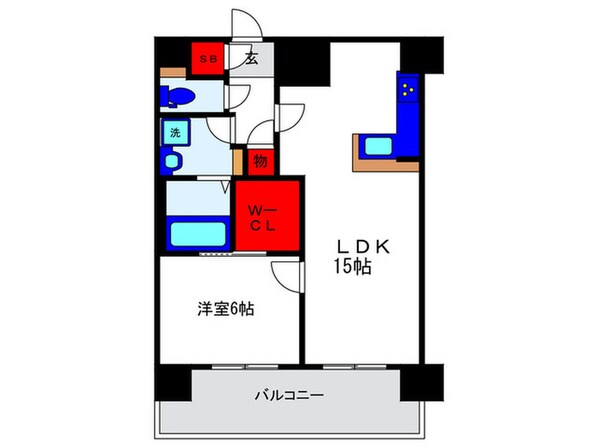 ハートフルスイーツ蛍池の物件間取画像